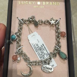 NEW WITH TAGS LUCKY BRAND SILVER BRACELET